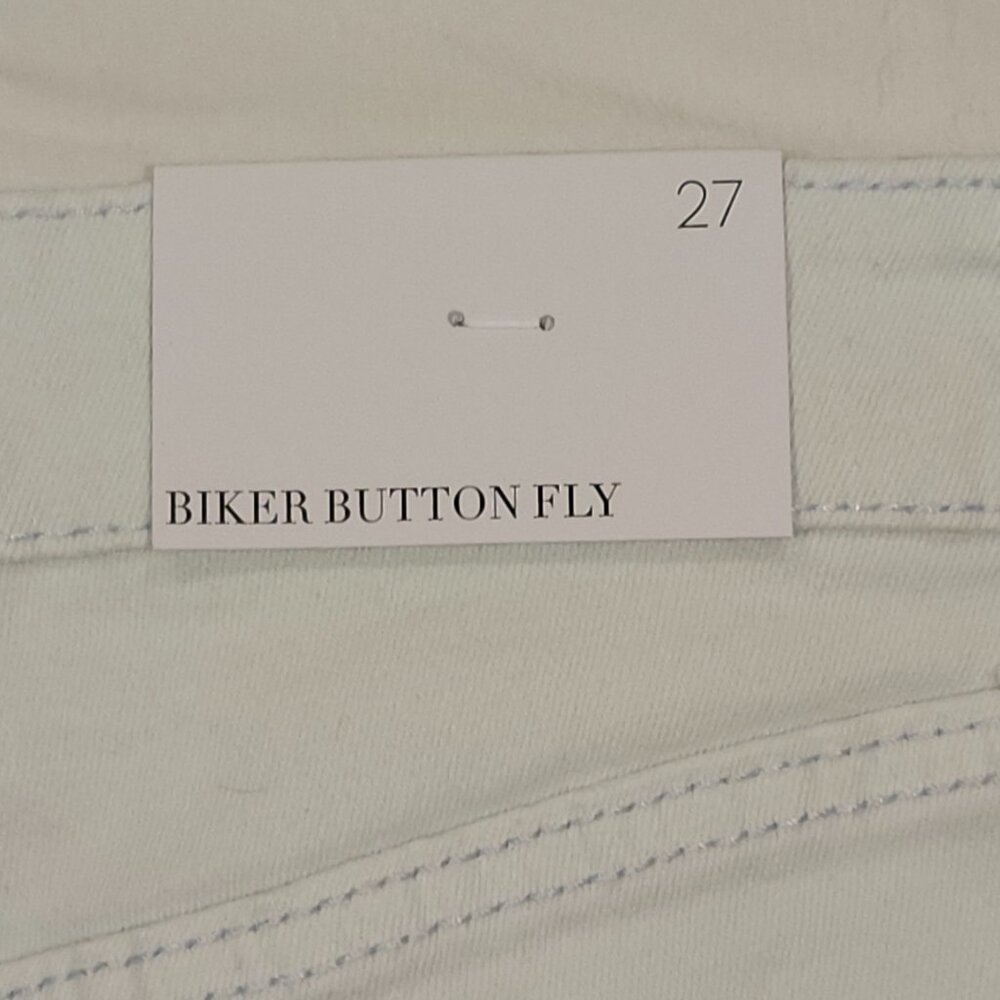 WeWoreWhat Light Blue Denim Cut Off Shorts size 27 Button fly $118 price tag NWT - Picture 6 of 6